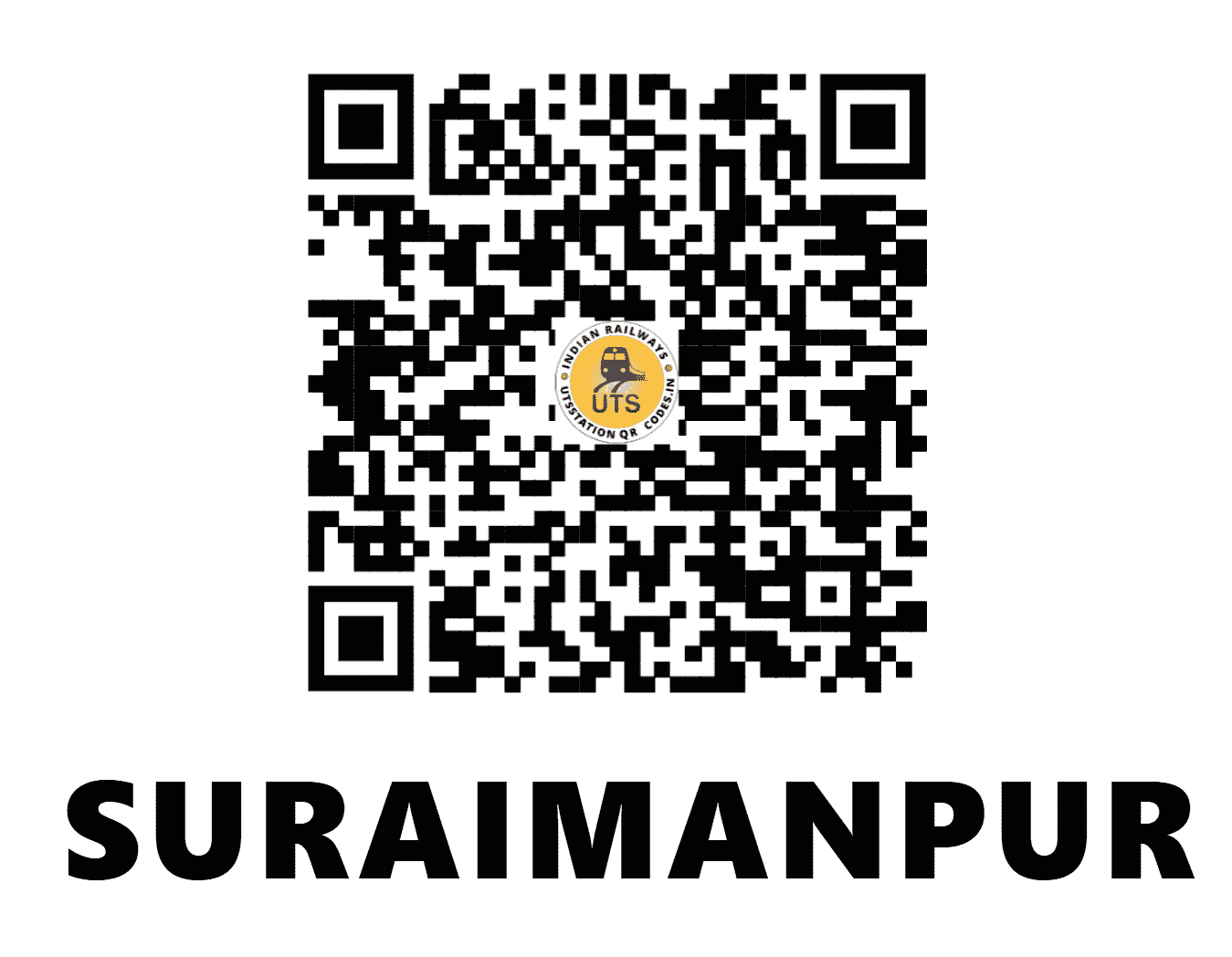 UTS QR Code for SURAIMANPUR - SIP (NE - UTTAR PRADESH)